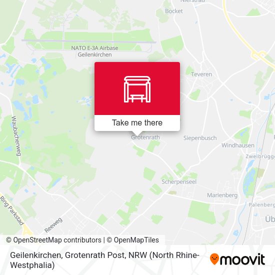 Карта Geilenkirchen, Grotenrath Post