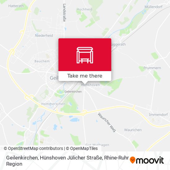 Geilenkirchen, Hünshoven Jülicher Straße map