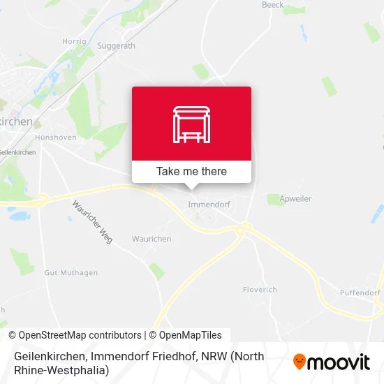 Geilenkirchen, Immendorf Friedhof map