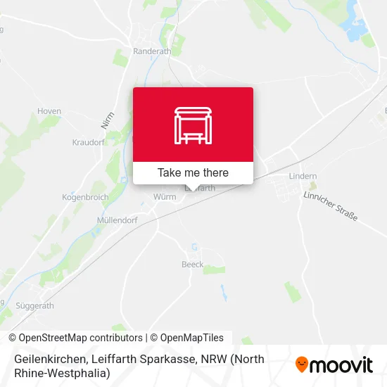 Карта Geilenkirchen, Leiffarth Sparkasse