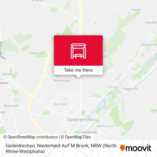 Карта Geilenkirchen, Niederheid Auf`M Brunk