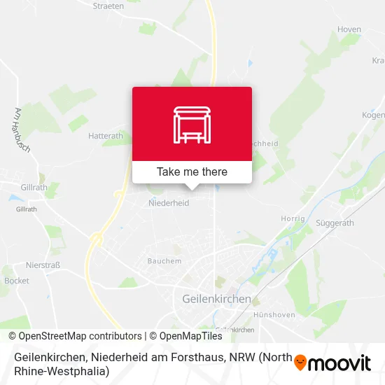 Geilenkirchen, Niederheid am Forsthaus map