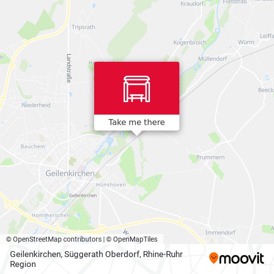 Geilenkirchen, Süggerath Oberdorf map