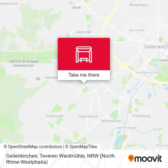 Geilenkirchen, Teveren Waidmühle map