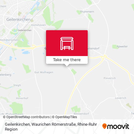 Geilenkirchen, Waurichen Römerstraße map