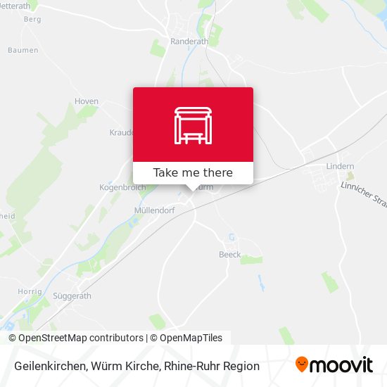 Geilenkirchen, Würm Kirche map