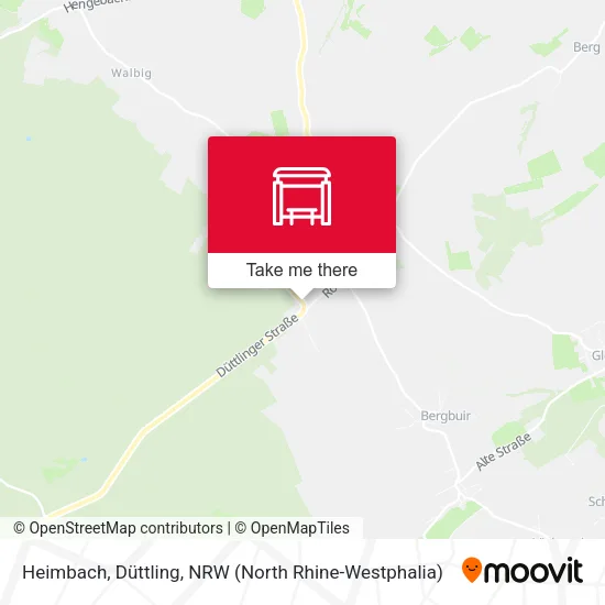 Карта Heimbach, Düttling