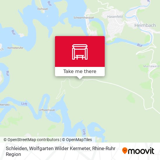 Schleiden, Wolfgarten Wilder Kermeter map