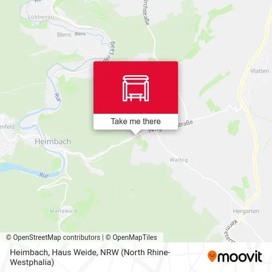 Карта Heimbach, Haus Weide