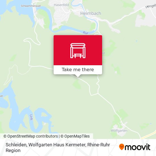 Schleiden, Wolfgarten Haus Kermeter map