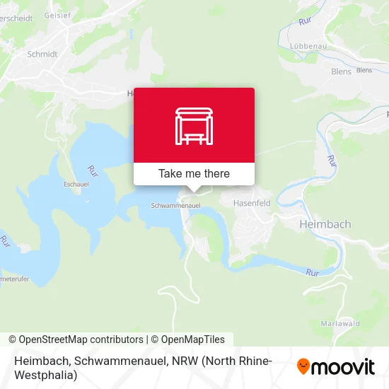 Карта Heimbach, Schwammenauel