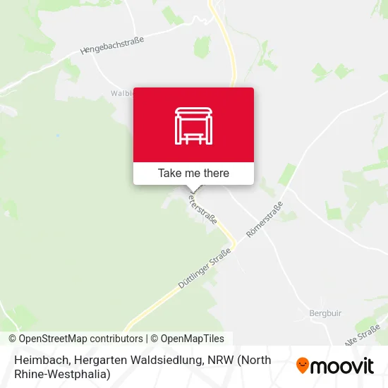 Карта Heimbach, Hergarten Waldsiedlung