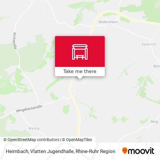 Heimbach, Vlatten Jugendhalle map