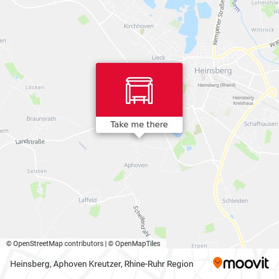 Heinsberg, Aphoven Kreutzer map