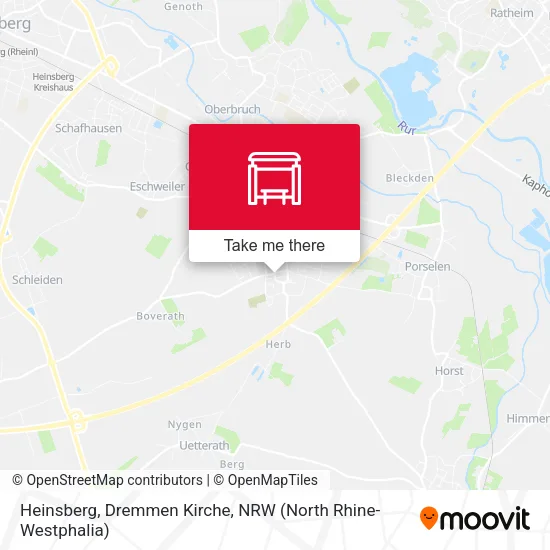 Карта Heinsberg, Dremmen Kirche