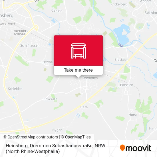 Heinsberg, Dremmen Sebastianusstraße map