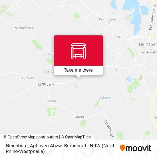 Карта Heinsberg, Aphoven Abzw. Braunsrath