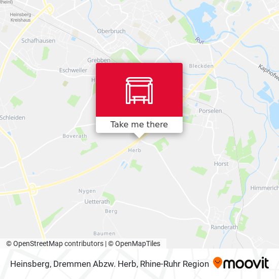 Heinsberg, Dremmen Abzw. Herb map