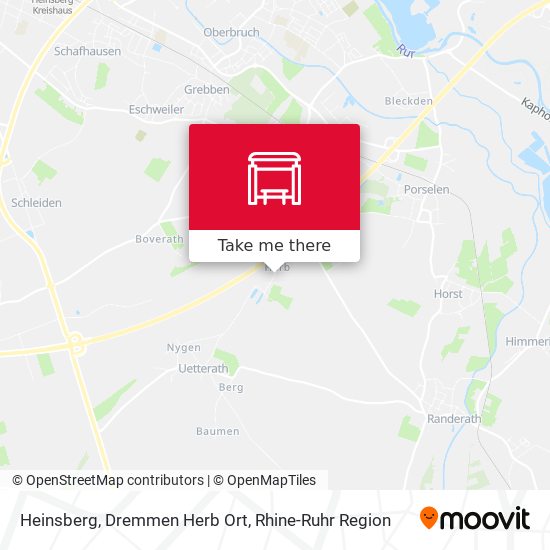 Heinsberg, Dremmen Herb Ort map