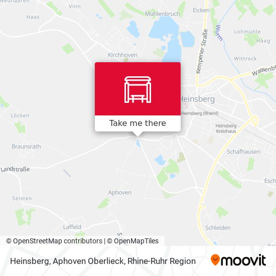 Heinsberg, Aphoven Oberlieck map