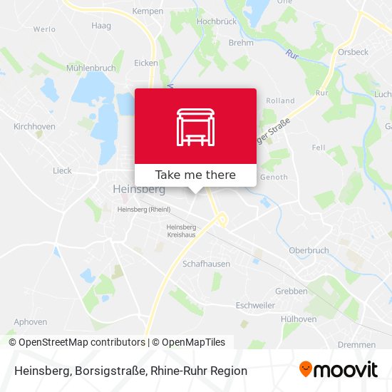 Heinsberg, Borsigstraße map