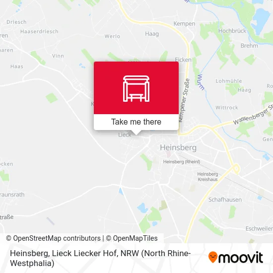 Карта Heinsberg, Lieck Liecker Hof