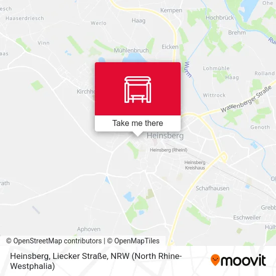 Карта Heinsberg, Liecker Straße