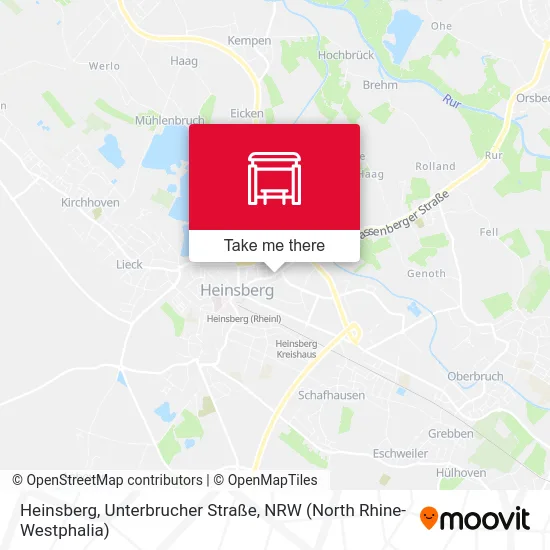 Карта Heinsberg, Unterbrucher Straße