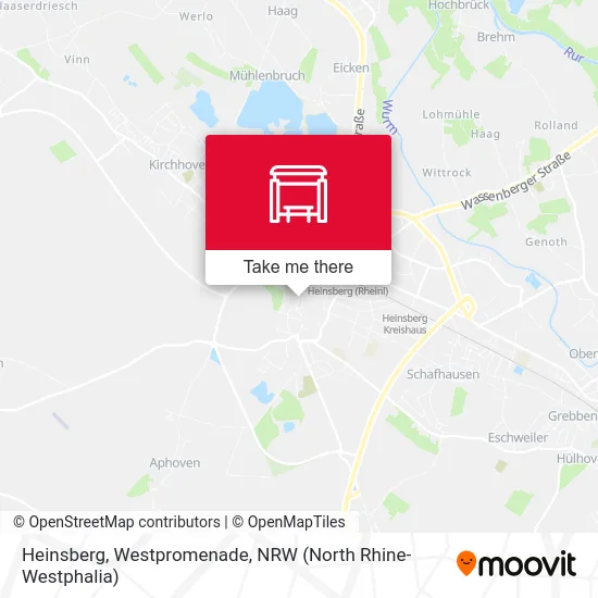 Карта Heinsberg, Westpromenade