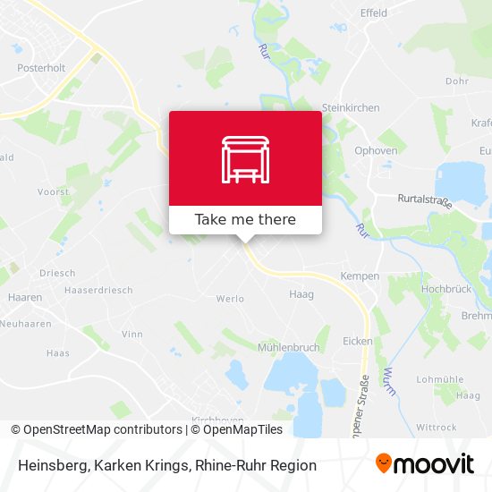 Heinsberg, Karken Krings map