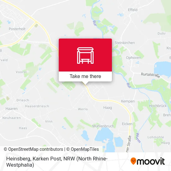 Карта Heinsberg, Karken Post