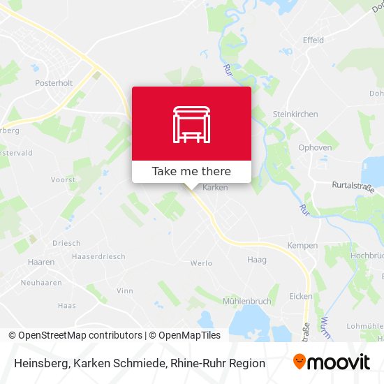 Heinsberg, Karken Schmiede map