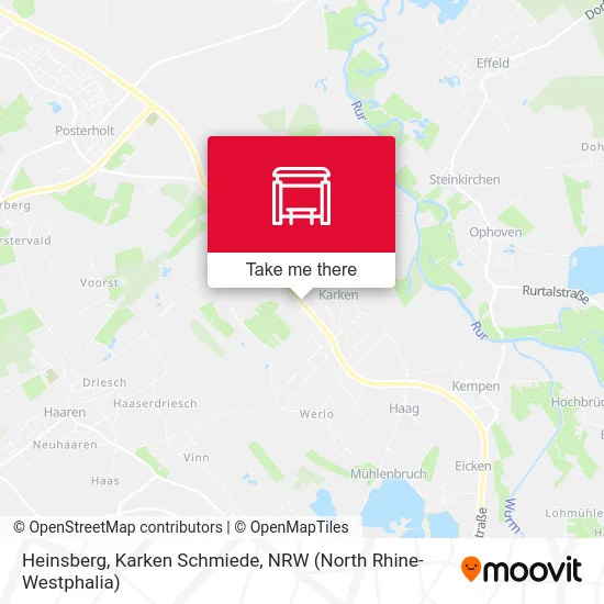 Карта Heinsberg, Karken Schmiede