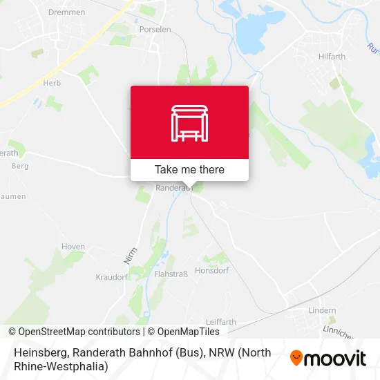 Карта Heinsberg, Randerath Bahnhof (Bus)