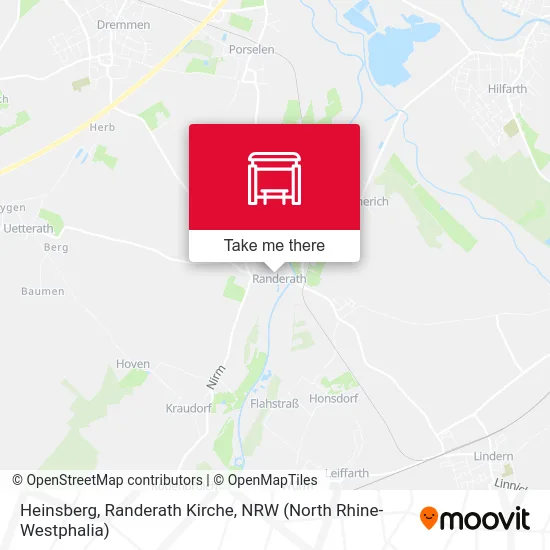 Карта Heinsberg, Randerath Kirche