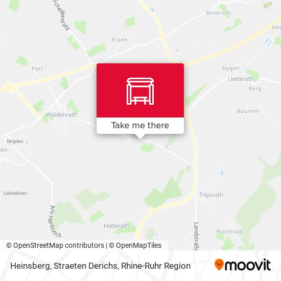 Heinsberg, Straeten Derichs map