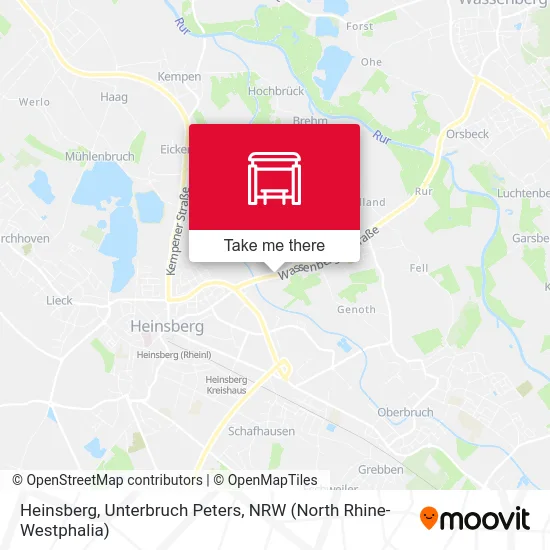 Карта Heinsberg, Unterbruch Peters