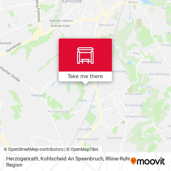 Herzogenrath, Kohlscheid An Speenbruch map