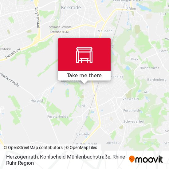 Herzogenrath, Kohlscheid Mühlenbachstraße map