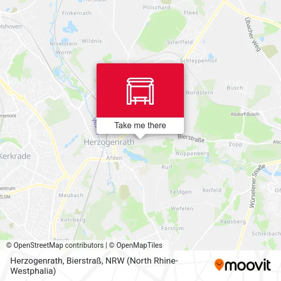 Карта Herzogenrath, Bierstraß