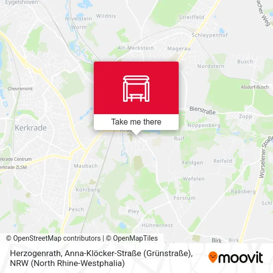 Карта Herzogenrath, Anna-Klöcker-Straße (Grünstraße)