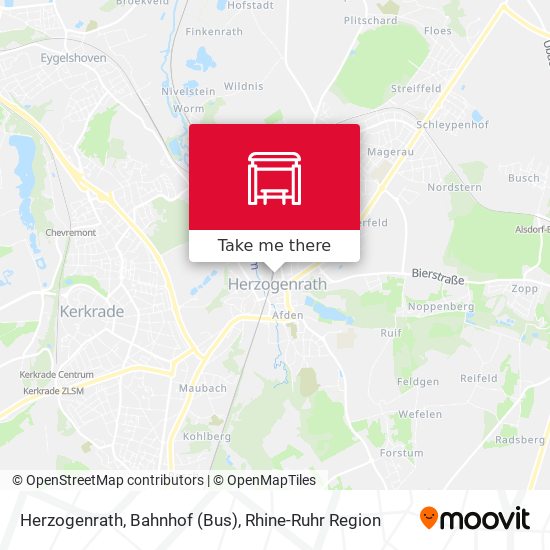 Herzogenrath, Bahnhof (Bus) map