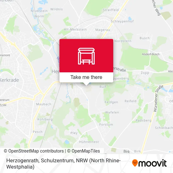 Herzogenrath, Schulzentrum map