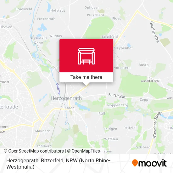 Карта Herzogenrath, Ritzerfeld