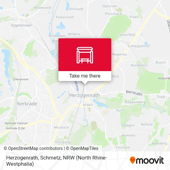 Карта Herzogenrath, Schmetz