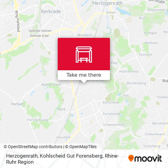 Herzogenrath, Kohlscheid Gut Forensberg map