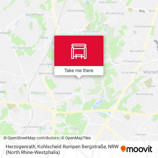 Herzogenrath, Kohlscheid Rumpen Bergstraße map