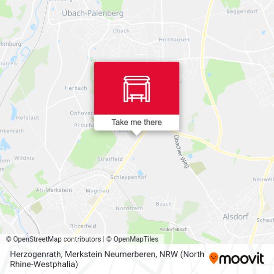 Карта Herzogenrath, Merkstein Neumerberen