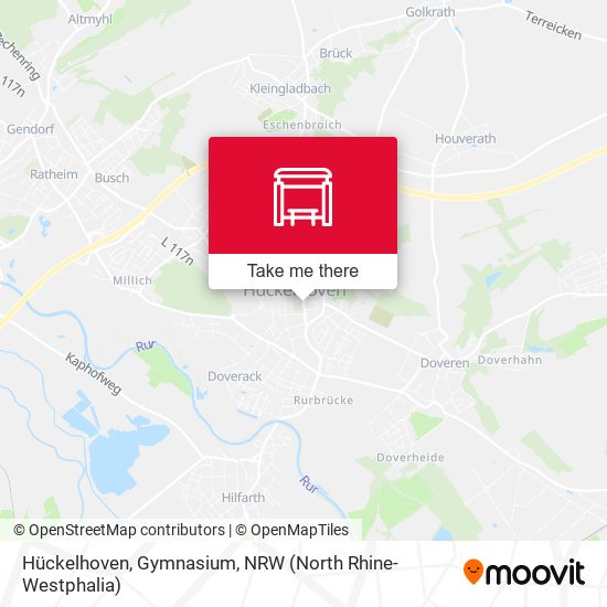Hückelhoven, Gymnasium map