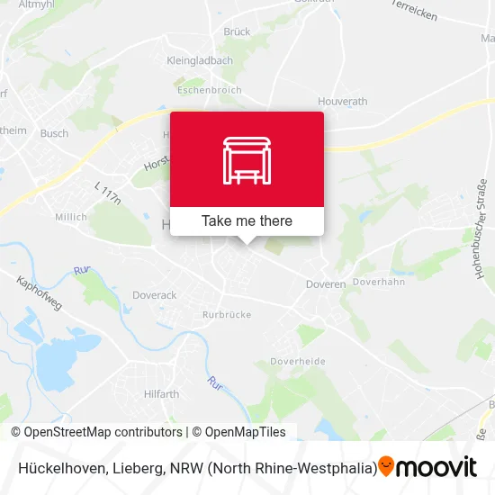 Hückelhoven, Lieberg map